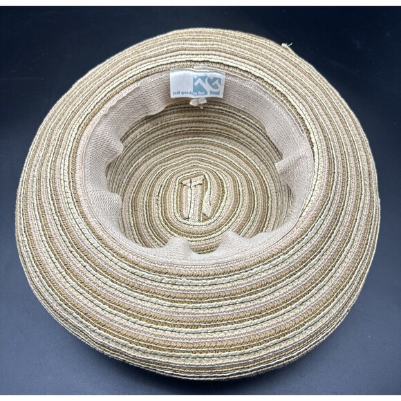 Jeff Gordon Inc Brown & Tan Women’s Straw Hat W/ Bow EUC - Picture 6 of 7